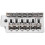 For Electric Guitar Single Swing Bridge SQ ST Tremolo Bridge System Pull Plate String Bridge Concave String Code Silver 5