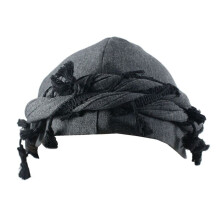 Turbante para Hombre Gorro con Forro de Satén de Seda Envolturas para la Cabeza Elásticas Pre-Tie Beniee C