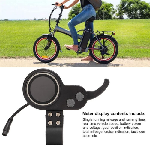 Electric Scooter Display Panel 6 Pin Waterproof LCD Display Control Panel for Universal 10 Inch Electric Scooter 2