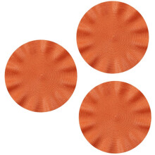 Jogo Americano Redondo Ondulado, Tapete Anti-Escaldante Redondo, Jogo Americano com Isolamento de Mesa de Jantar Estilo Ocidental, Tapete de Mesa de