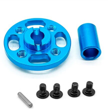 Adaptador de Engranaje Combinador de Engranaje Principal de Metal, Montaje de Engranaje 54500 para Piezas de Actualización de Coche /TT-02 TT02