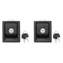 2 Stuks Rv Auto Paddle Entry Deurslot Klink Slingerknop -Trailer Pull Type Paneel Deurslot