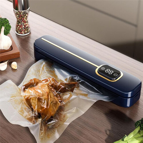Household Vacuum Sealing Machine Kitchen Food Compression Vacuum Machine Fully Automatic B EU Plug 1