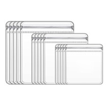 30 Peças 3 Tamanhos Organizador de Joias Transparentes Brinco Anel Colar Sacos de Armazenamento para Viagem, Proteção Antimanchas Joias