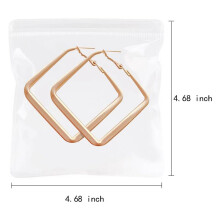 30pcs 3 Sizes Clear Jewelry Organizer Earring Necklace Storage Bags Travel, Anti Tarnish Protect Jewelry