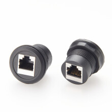 2 Peças Acoplador Ethernet Fêmea para Fêmea, 1000 Mbps RJ45 Conector de Acoplador Inline Extensor Ethernet para Cat8, Cat7, Cat6