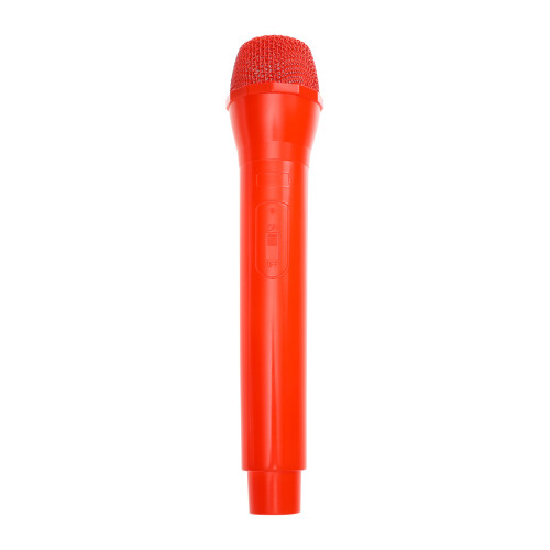 2Pièces Microphone Enfants Rouge Plastique Jouet