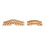 10Pièces Pont Miniature En Bois DIY Décoration Marron 2