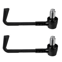2Paires Poignées Guidon Aluminium Noir Protecteur Résistant