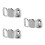 3Pièces Dents Argent Cuivre Design Hip Hop Confortable 10