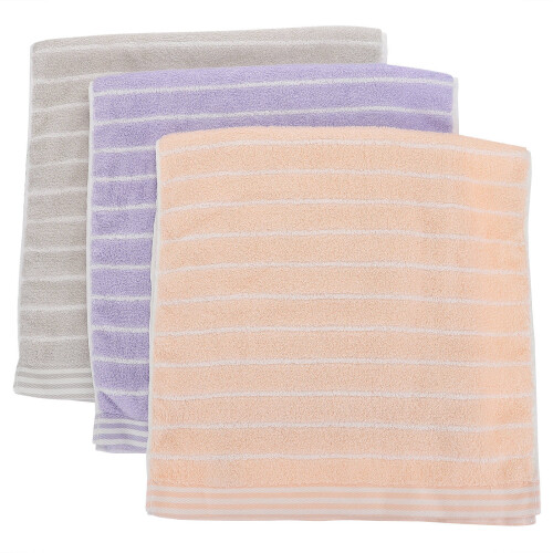 6Pièces Serviettes Épais En Coton Doux Pour Bain