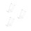 3Pièces Support Cd Transparent Pour Décor Kpop Moderne 10