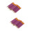 288Pièces Petits Crayons Portables Violets Pour Et 9