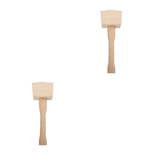 2Pièces Marteau Main En Hêtre Bois Pour Menuiserie À Domicile 2