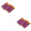288Pièces Petits Crayons Portables Violets Pour Et 8
