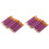 288Pièces Petits Crayons Portables Violets Pour Et 4