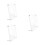 3Pièces Support Cd Transparent Pour Décor Kpop Moderne 8