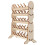 5Pièces Support À En Bois Beige Pour Projets DIY 2