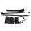 2Pièces Bandes Résistance Natation Noires PP Polyester Pour Piscine 1