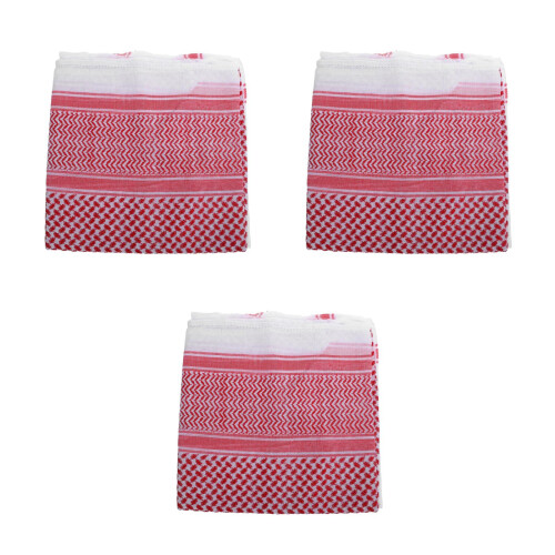 3Pièces Arab Shemagh Polyester Femme/ Protection Météo 2
