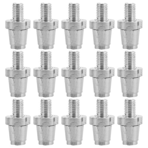 60Pièces Vis Levier Alu Argent Pliables Durables 1