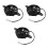 3Pièces Accessoires Refroidissement Atv Utv Plastique Noir 9