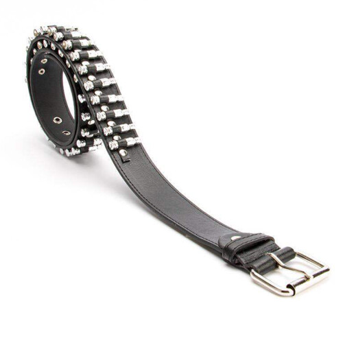 2Pièces Ceinture Polyvalente Punk Cuir Synthétique 2