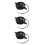 3Pièces Accessoires Refroidissement Atv Utv Plastique Noir 10