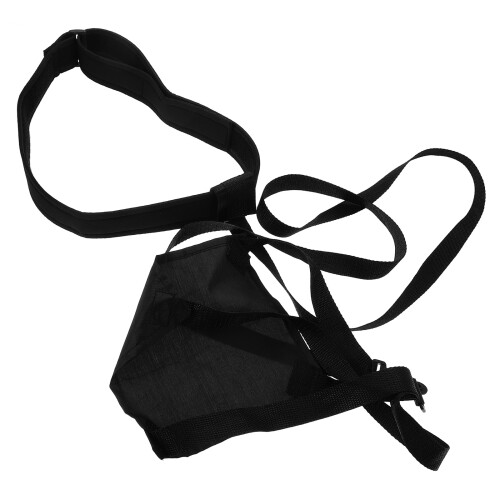2Pièces Bandes Résistance Natation Noires PP Polyester Pour Piscine 2