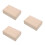 3Pièces Boîte De En Bois Naturel Kaki Compacte Pour Appâts 9