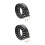 2Pièces Ceinture Polyvalente Punk Cuir Synthétique 8