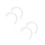 4Paquets Moustaches Blanches Nylon Réalistes Pour DIY 8