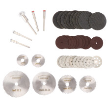 41Pièces Disques Coupe Haute Durée Argent Outils Pour Perceuse