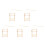 5Ensembles Kit Cadre Bois Kaki Classique Pour Décor Festif 9