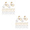 40Pièces Convertisseurs Oreilles DIY Clips Brass Or Argent 4