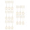 200St Kerstdecoratie Beige Nativity Scene Hangend 8