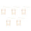 5Ensembles Kit Cadre Bois Kaki Classique Pour Décor Festif 8
