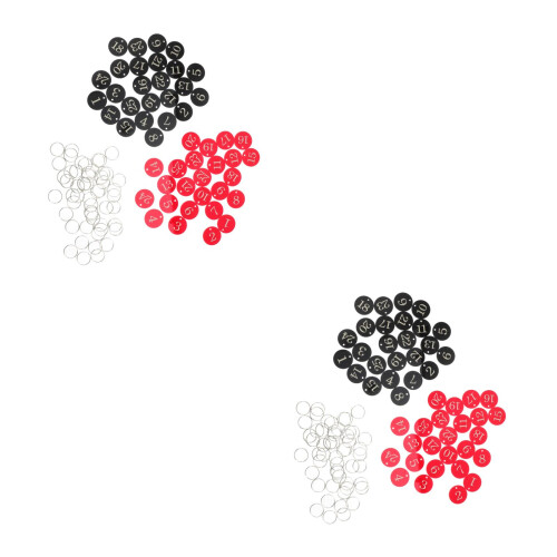 2Ensembles Marqueurs Numérotés Acryliques Étanches Pour Clés Et Cartes 1