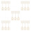 200St Kerstdecoratie Beige Nativity Scene Hangend 3
