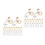 40Pièces Convertisseurs Oreilles DIY Clips Brass Or Argent 6