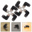 24Pièces Raccords Connecteurs Pneumatiques Cuivre Usage Industriel 11