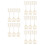 200St Kerstdecoratie Beige Nativity Scene Hangend 6