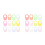 24Pièces Clips Adaptateurs Silicone Résistant Bébé 11