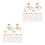 40Pièces Convertisseurs Oreilles DIY Clips Brass Or Argent 7