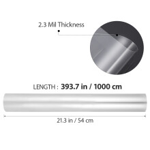 3Pièces Rouleaux D'emballage Cellophane Argenté Pour Fleurs Cadeaux
