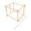 5Ensembles Kit Cadre Bois Kaki Classique Pour Décor Festif 2