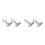 4Pièces Extension Multifonction Guidon Alliage Aluminium Durable 5