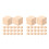 40Pièces Cubes Bois Beige Pour Scrapbooking Construction DIY 7