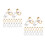 40Pièces Convertisseurs Oreilles DIY Clips Brass Or Argent 3