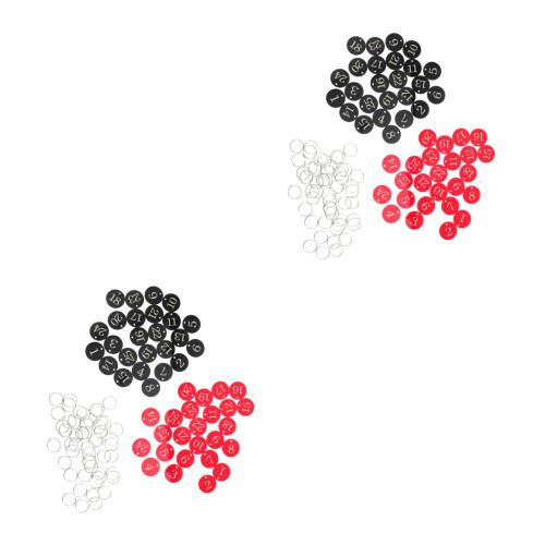 2Ensembles Marqueurs Numérotés Acryliques Étanches Pour Clés Et Cartes 2